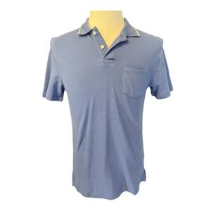 Crewcuts Vintage Peri Blue Polo Shirt Pocket Trim Short‎ Sleeve Top Kids XXL